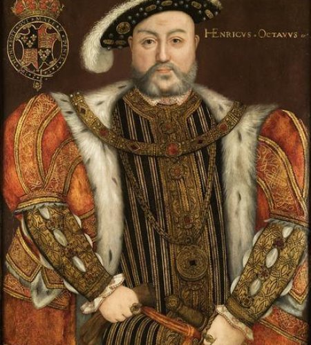 A portrait of King Henry VIII.