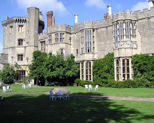 The front of Thornbury Castle.