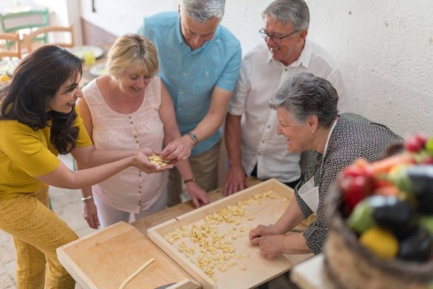 Pasta making in Italy
